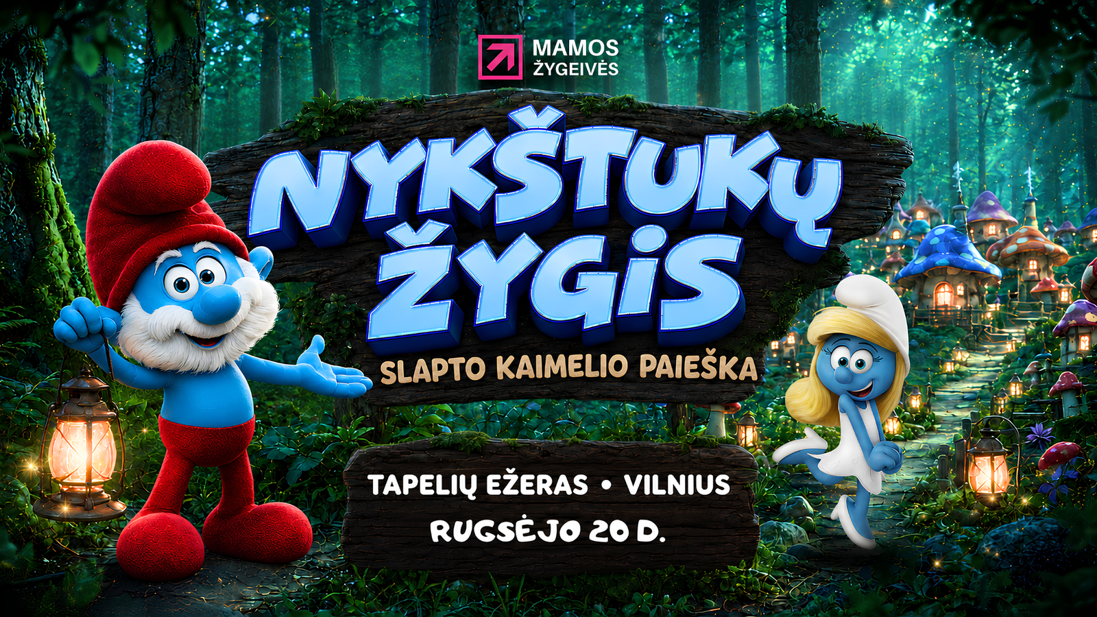 Nykštukų žygis šeimoms Vilniuje