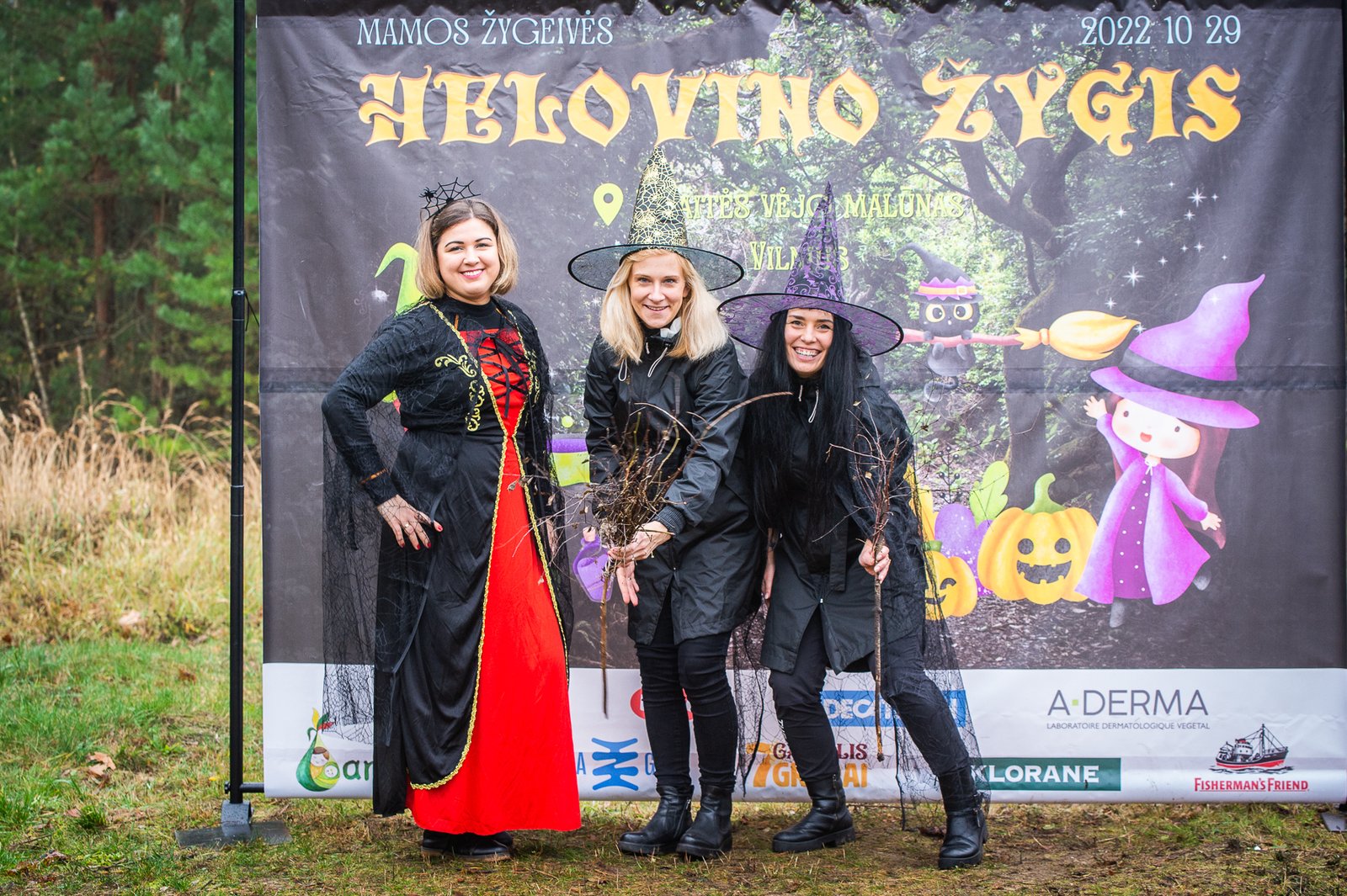 Mamos žygeivės komanda Helovino žygyje